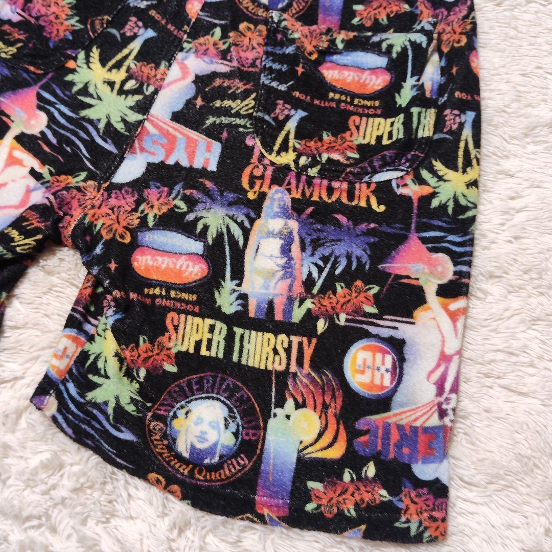 稀少✨ヒステリックグラマー タオル地 パイル ショートパンツ ヒスガール 総柄