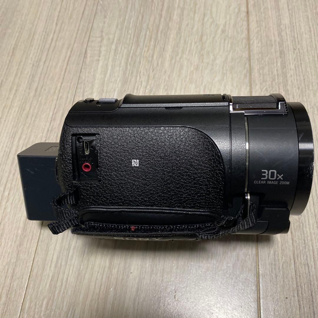 SONY FDR-AX45 4Kビデオカメラ 本体と付属品と箱