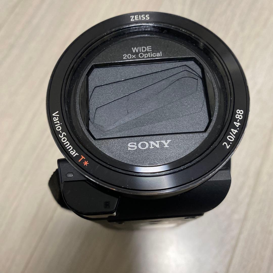 SONY FDR-AX45 4Kビデオカメラ 本体と付属品と箱