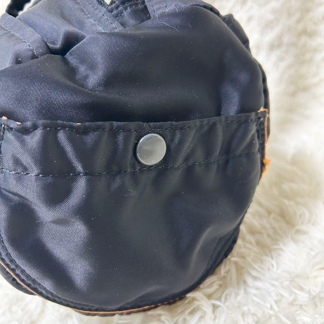 美品✨ ポーター タンカー ドラムバッグ S ミニボストン ブラック 廃盤品