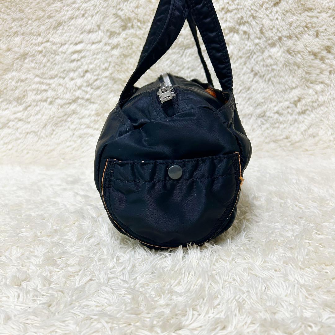 美品✨ ポーター タンカー ドラムバッグ S ミニボストン ブラック 廃盤品