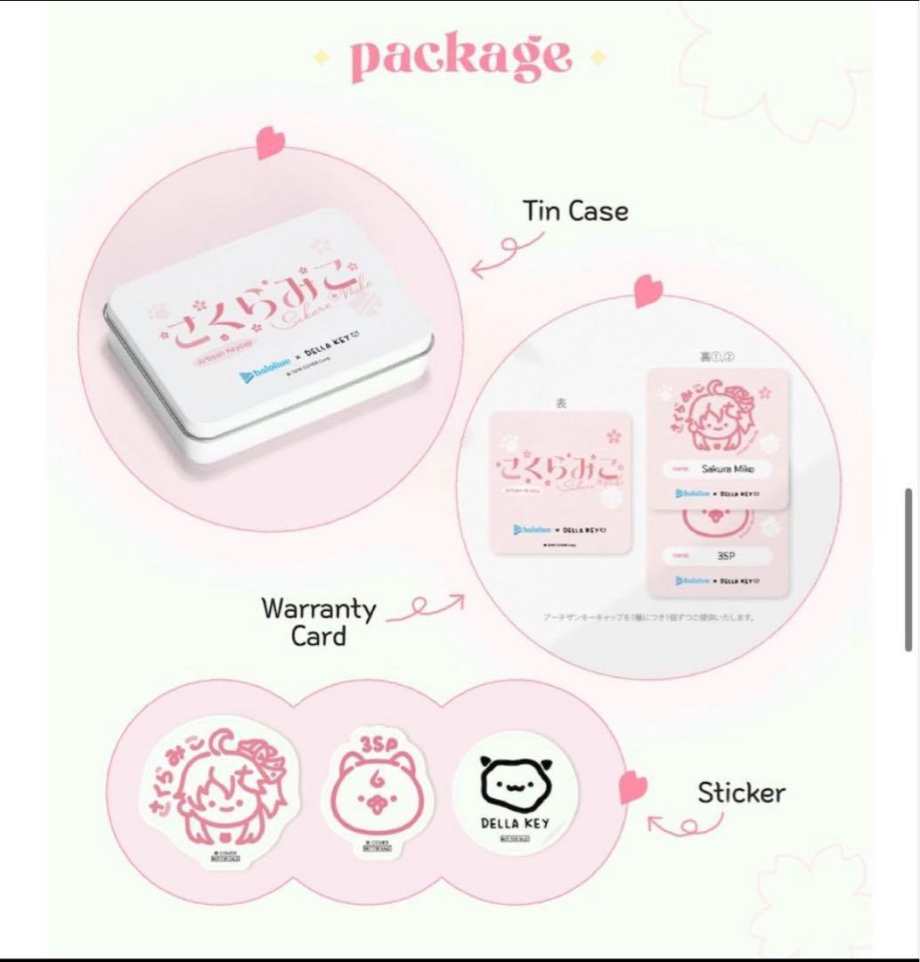 hololive ホロライブ さくらみこ & 35P キーキャップセット