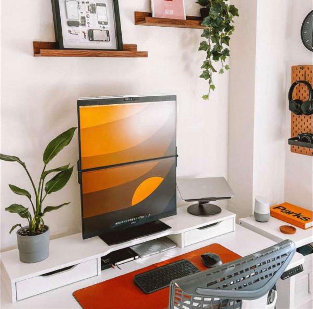 【年末値下】GEMINOS X デュアルモニター 2x 24インチ WQHD