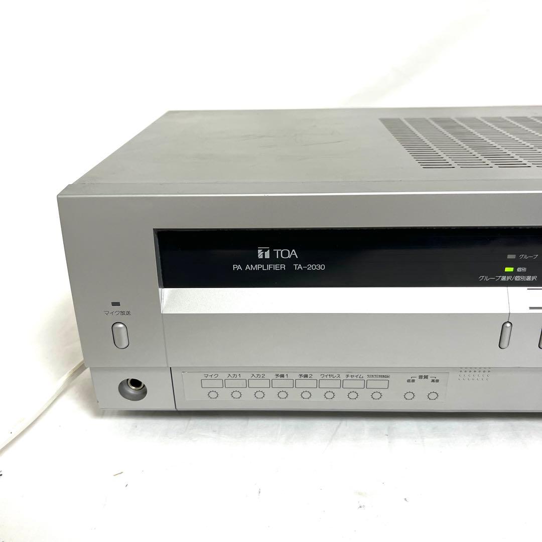 TOA トーア TA-2060 卓上型アンプ30W 5局 屋内用PAアンプ
