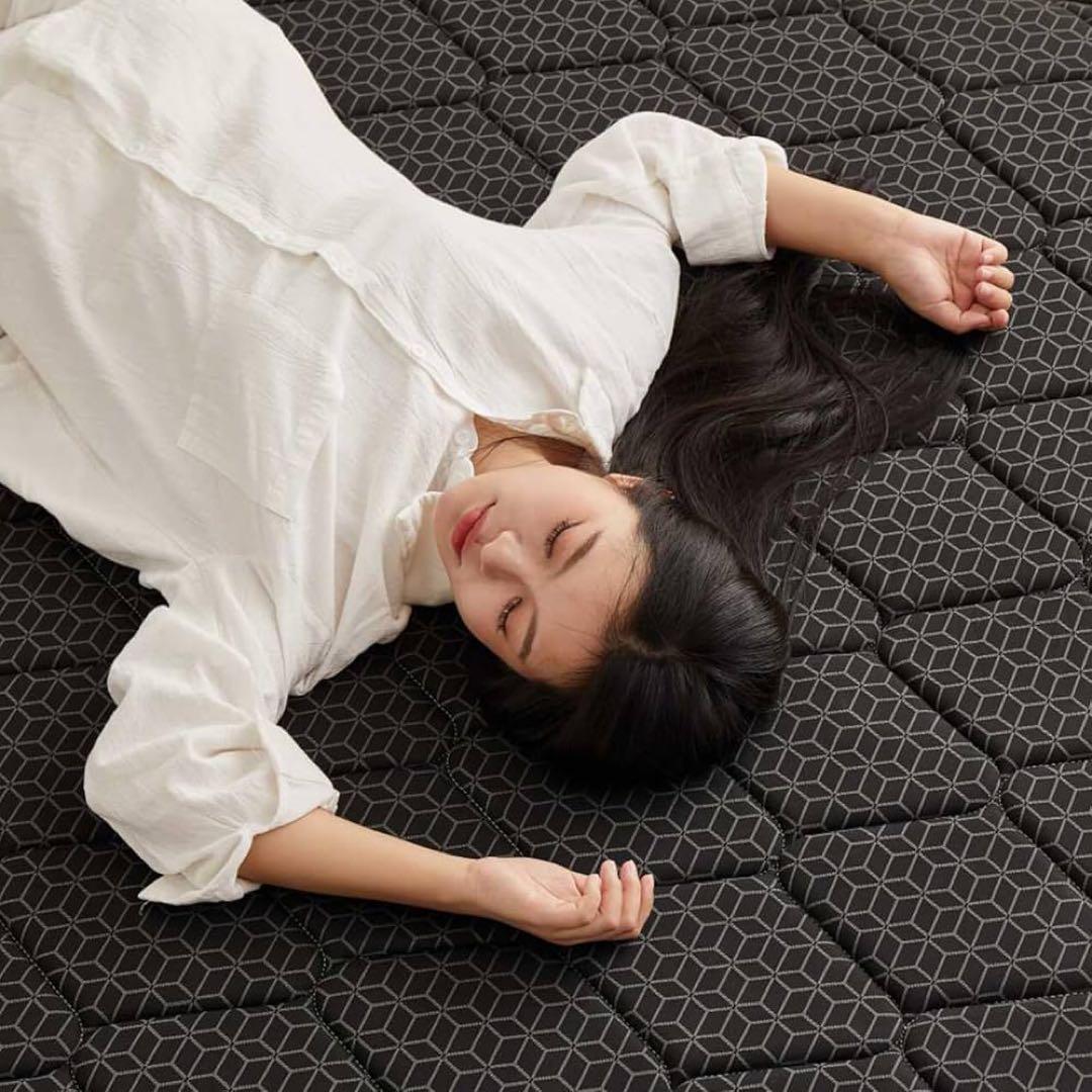 [HCO]極暑マットレス シングル 22cm 高反発静音(ブラック)