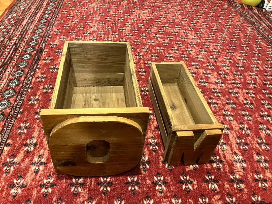 【専用】ABCチェスト アルファベットデザイン木製キャビネット