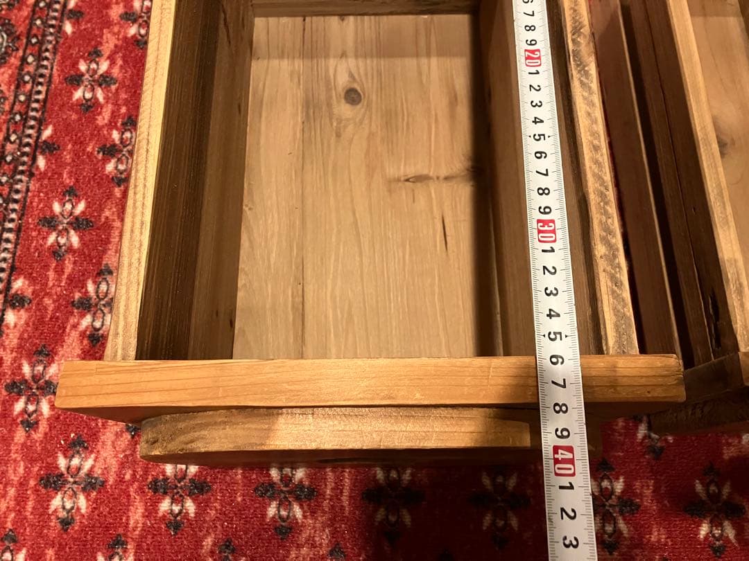 【専用】ABCチェスト アルファベットデザイン木製キャビネット