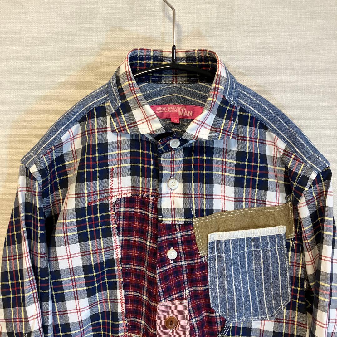 ジュンヤワタナベコムデギャルソンマン　長袖シャツ　再構築　AD2011　サイズM