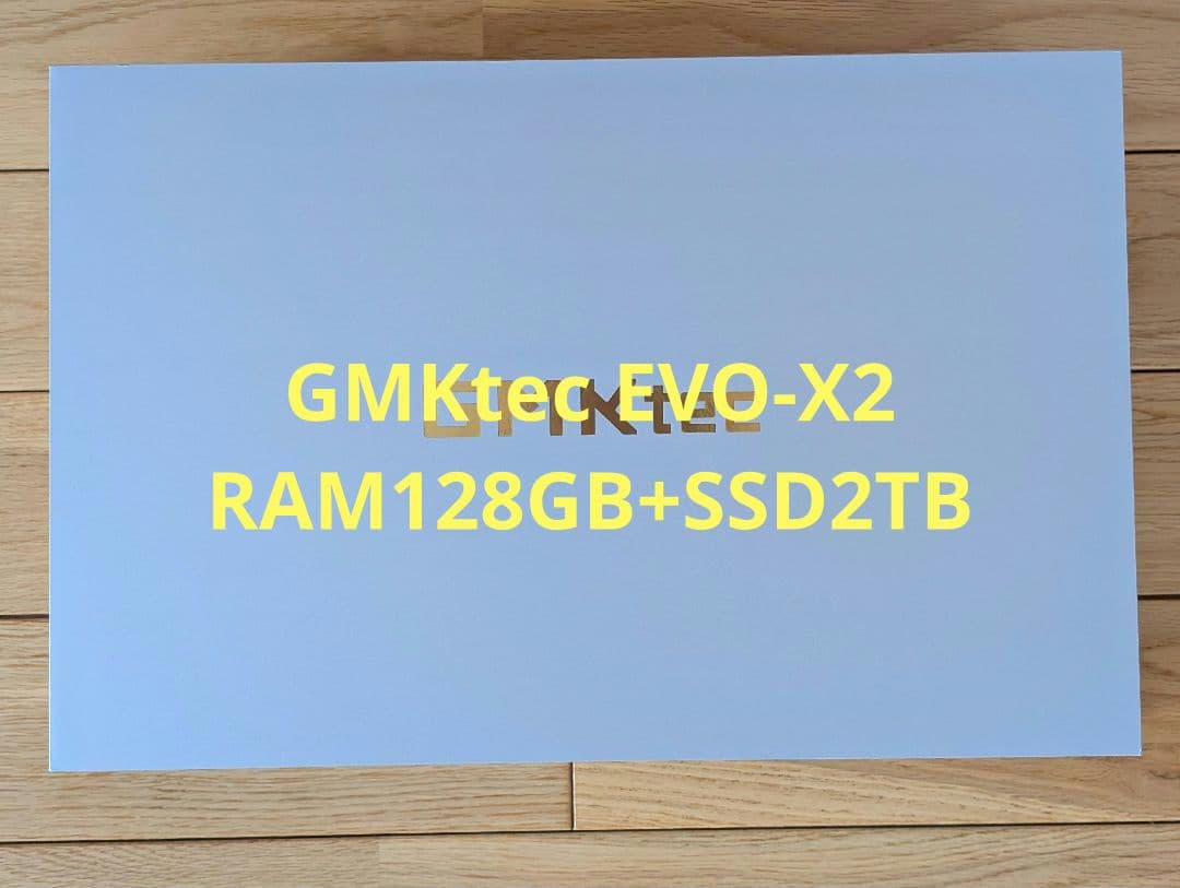 【美品】GMKtec EVO-X2 メモリ128GB+SSD2TB