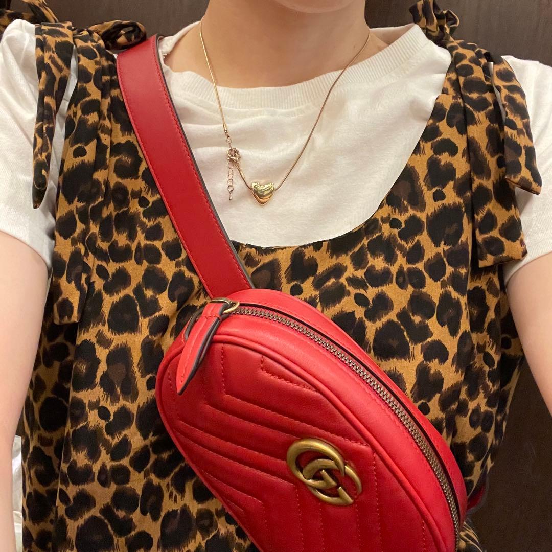 GUCCI グッチ GGマーモント ベルトバッグ ボディバッグ