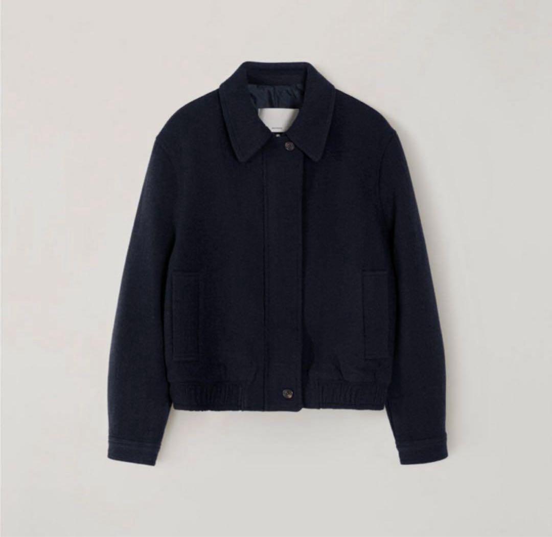ohotoro Mannish Wool Blouson ネイビー