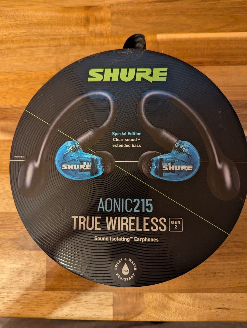 Shure シュア 完全ワイヤレスイヤホン AONIC 215 第2世代
