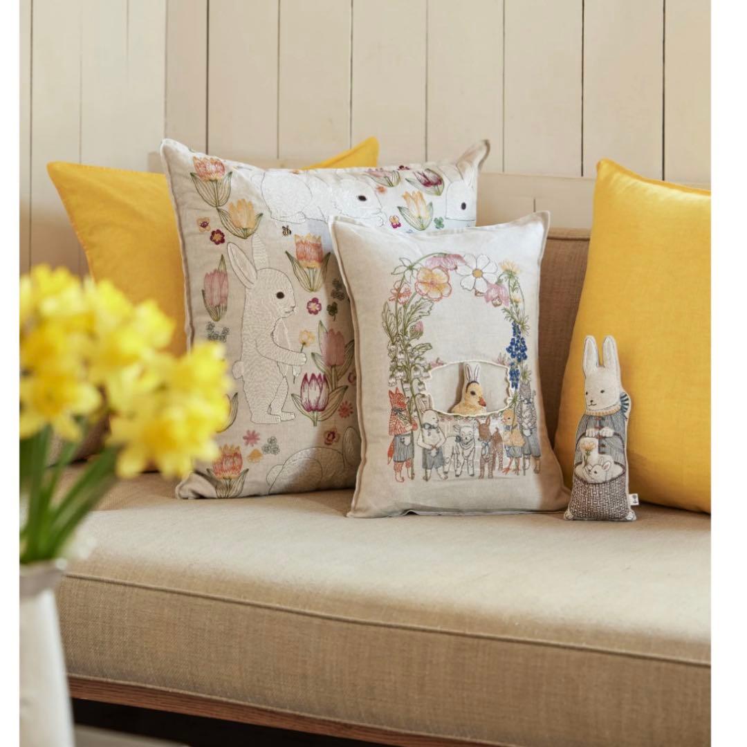 最終SALE⭐︎Coral&Tusk ドール付クッションカバー イースター アヒル