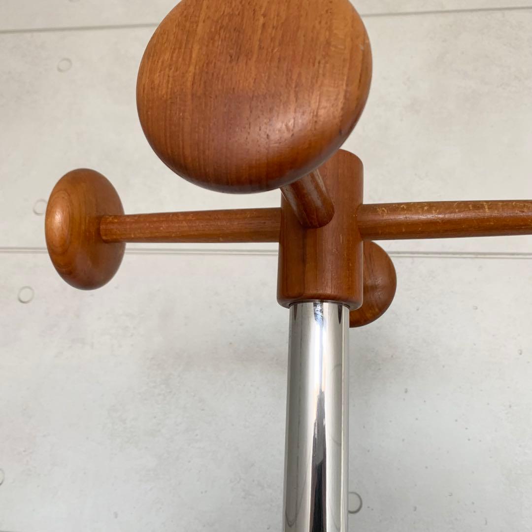 ジャパンヴィンテージ チーク材 コートハンガー ハンガーラック 北欧