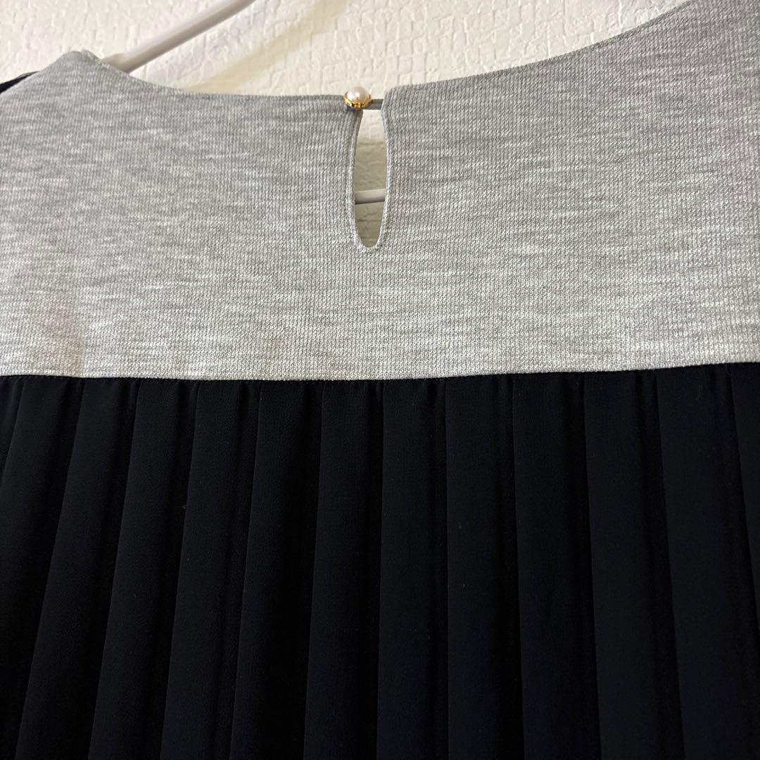 Rose Tiara ローズティアラ 異素材シフォンプリーツチュニック46