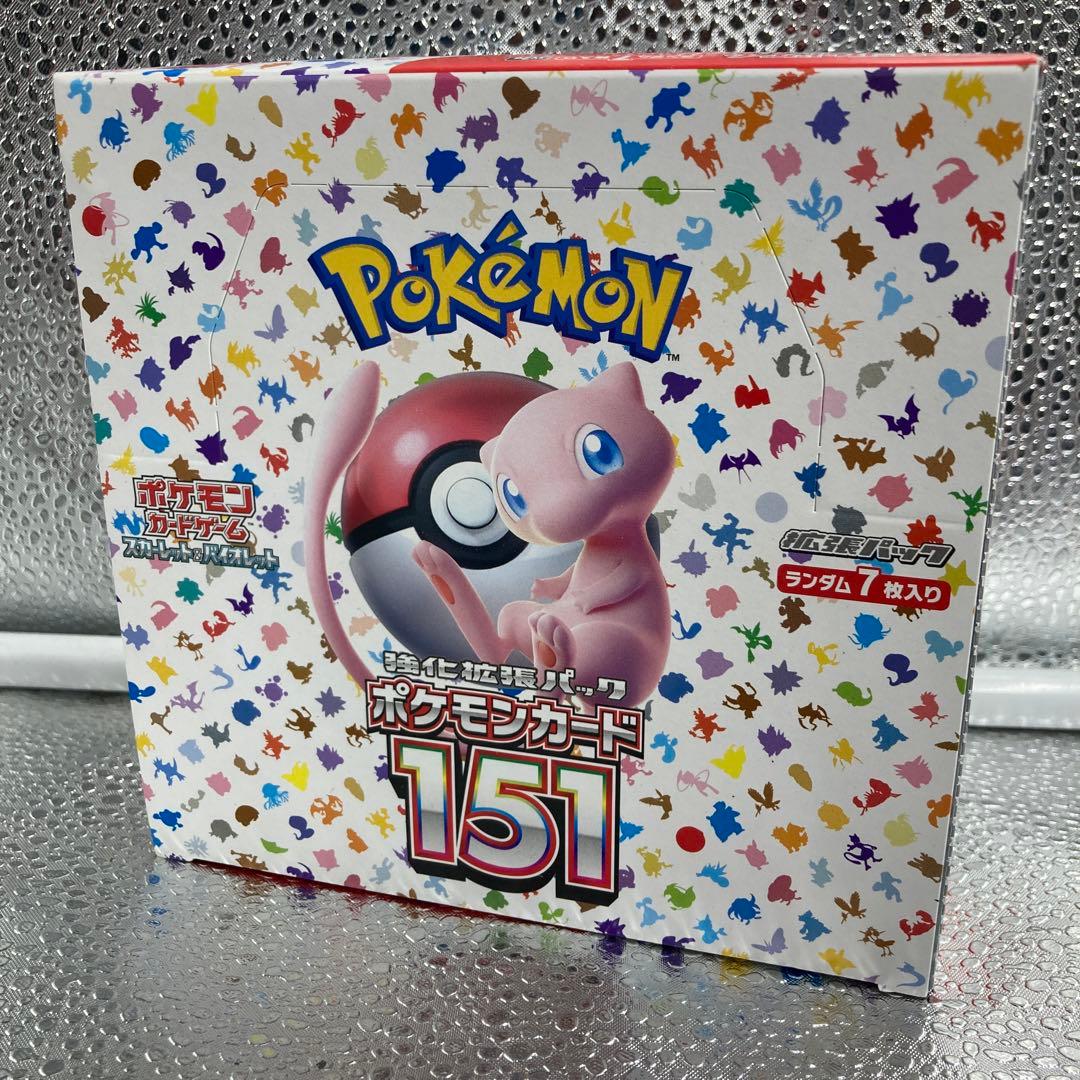 【A164】ポケモンカードゲーム 151 シュリンク無しBOX