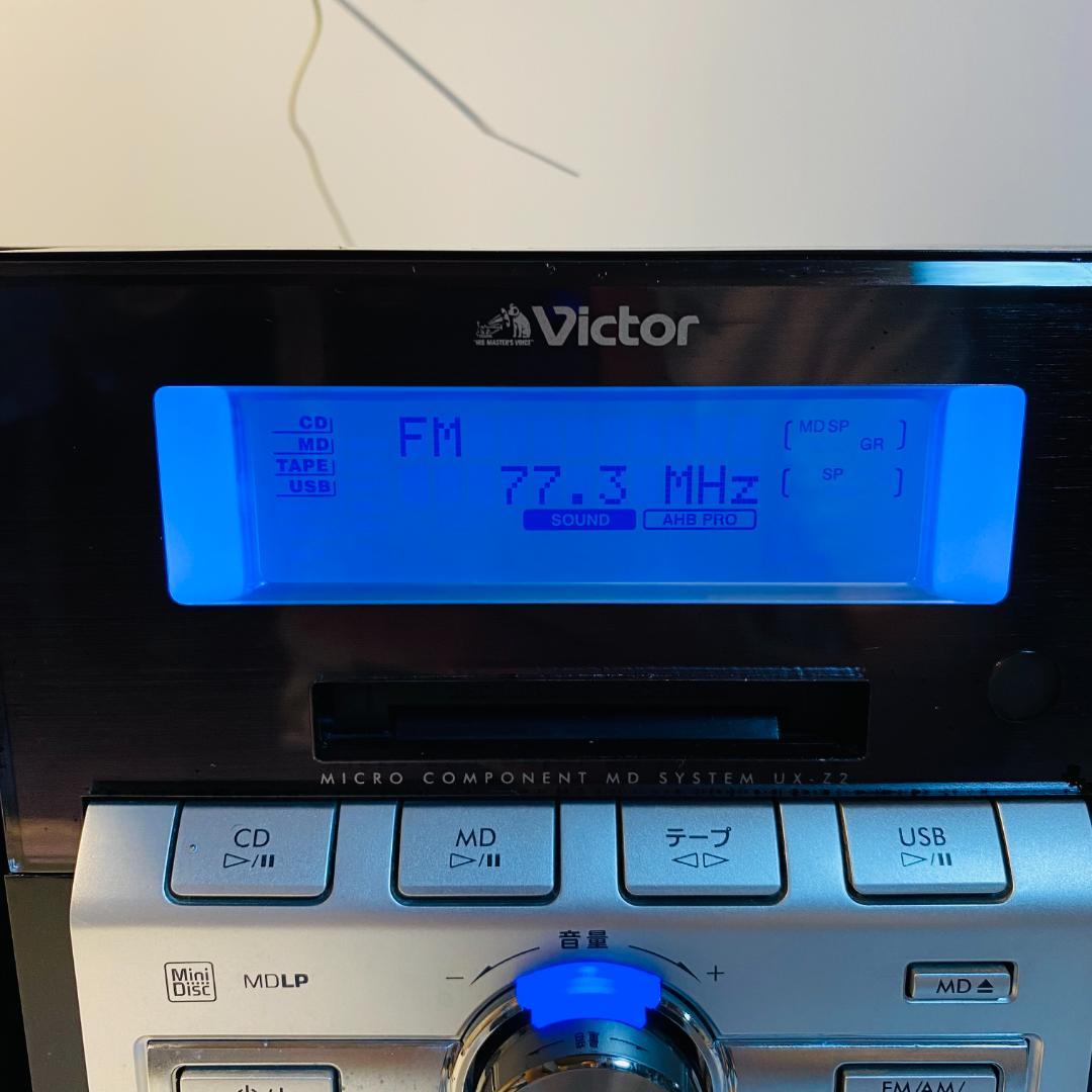 VICTOR マイクロコンポーネントMDシステム CA-UXZ2-B CD