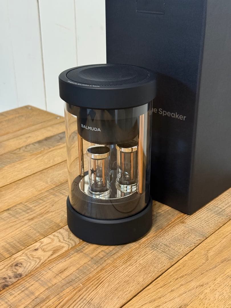 新品 バルミューダThe Speker M01A-BK ワイヤレススピーカー