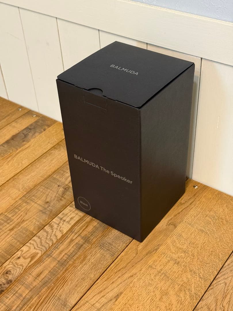 新品 バルミューダThe Speker M01A-BK ワイヤレススピーカー