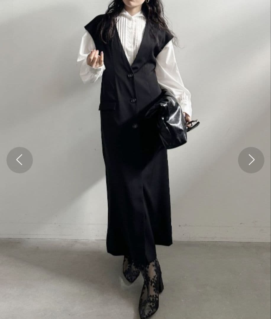 Ameri　OTONA MUSE SET UP CLASSIC DRESS