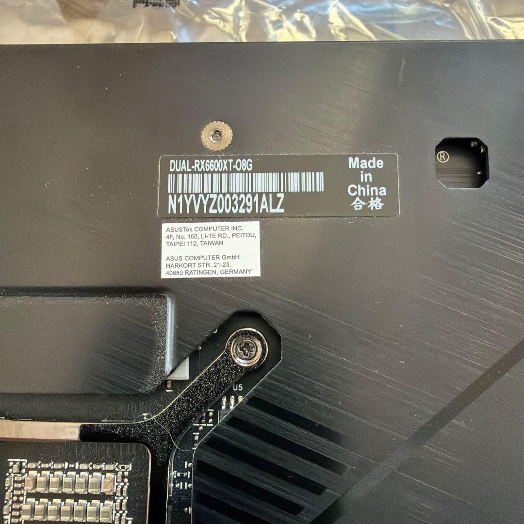 M*ん様 ASUS DUAL RX6600XT-O8G