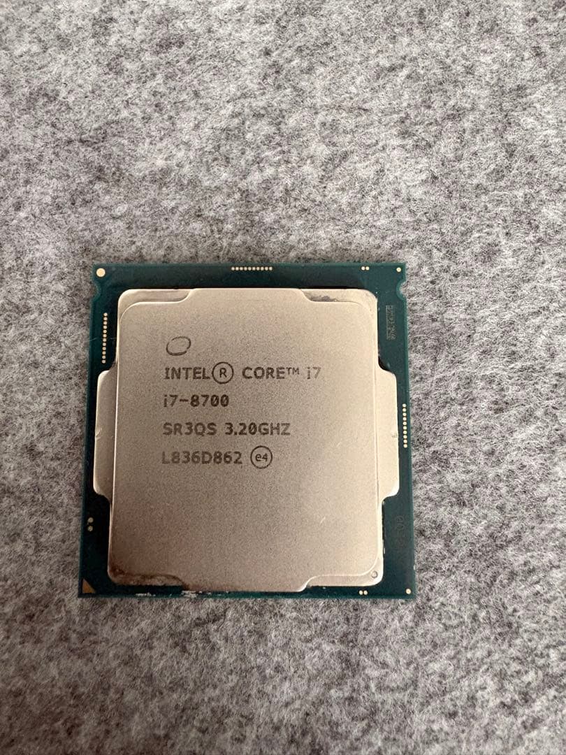 【動作確認済】Intel Core i7 8700 CPUのみ