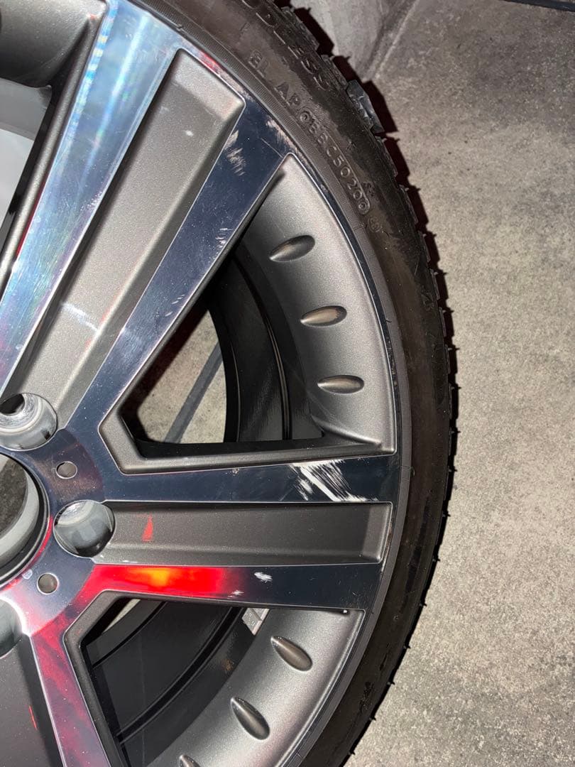 スタッドレスタイヤ付きホイール　19インチ　4本セットPCD112