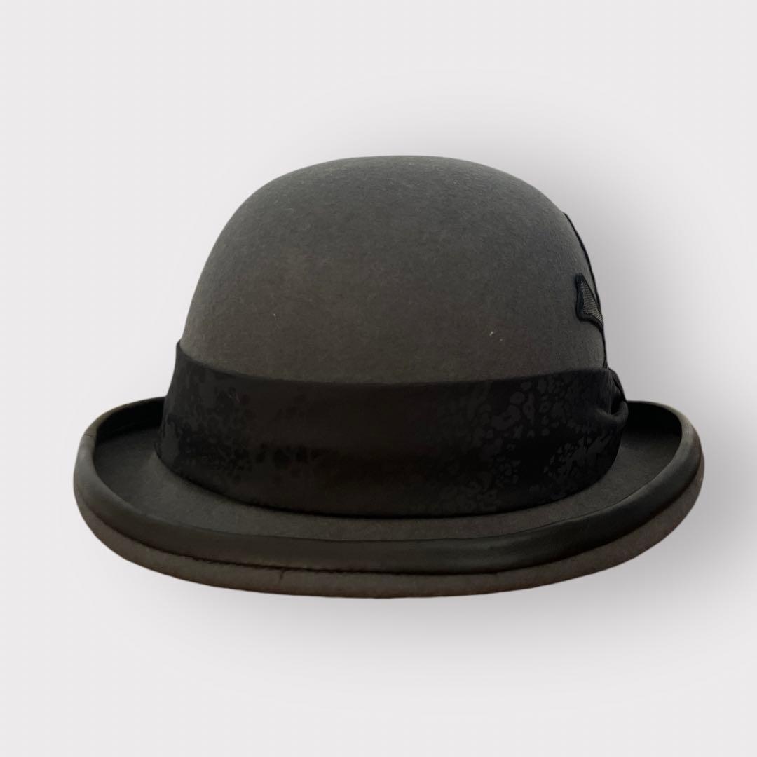 Roen ロエン ボーラーハット スカル ウール ラムレザー 未使用品 hyde