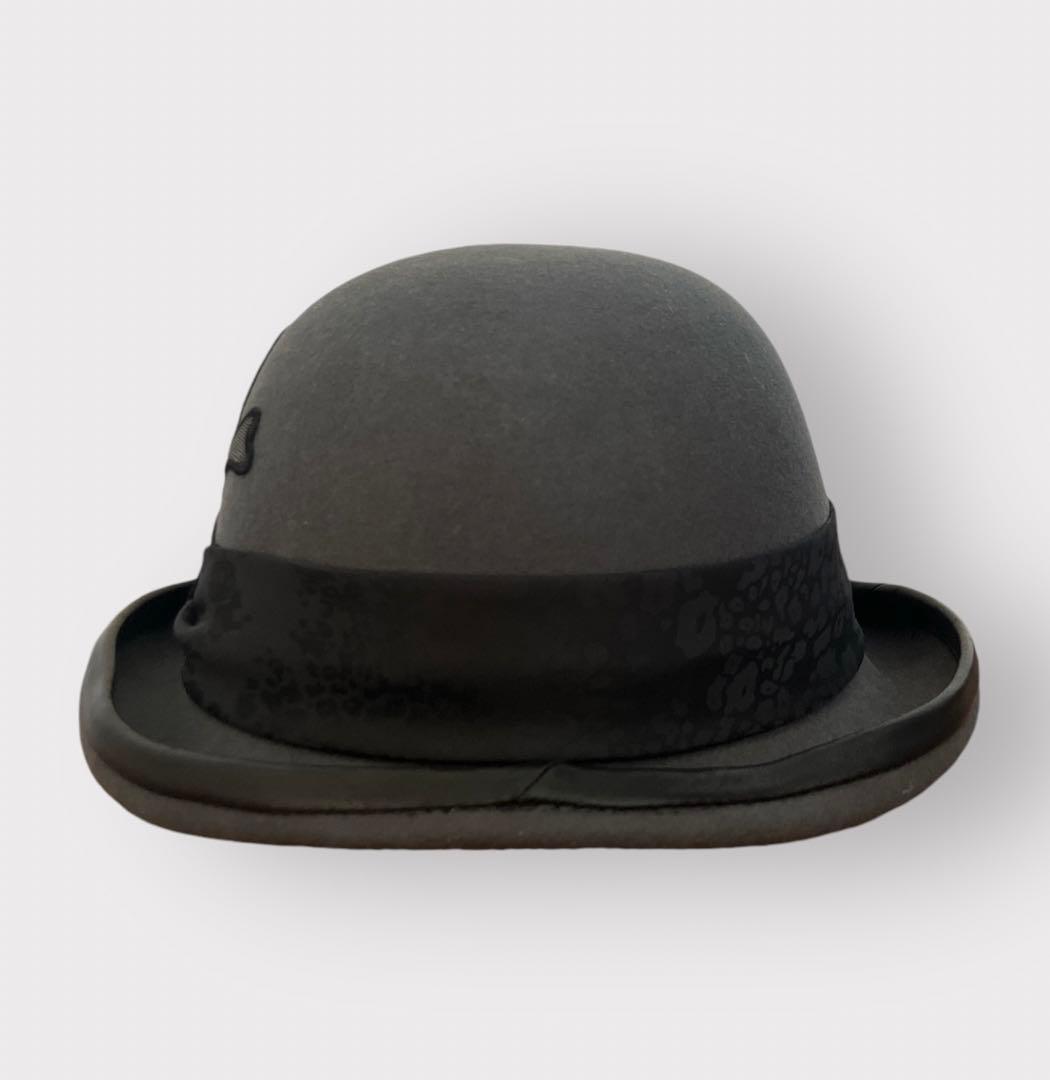 Roen ロエン ボーラーハット スカル ウール ラムレザー 未使用品 hyde