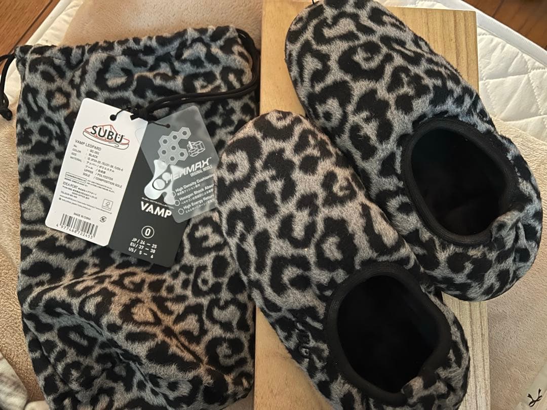 新品未使用 SUBU ヒョウ柄サンダル サイズ0