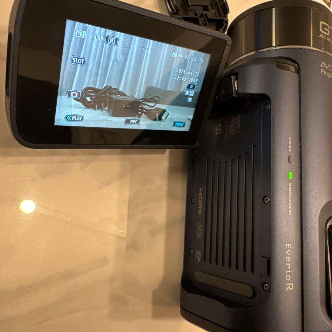 JVC ケンウッド EverioR GZ-RY980-A 4Kビデオカメラ 防水