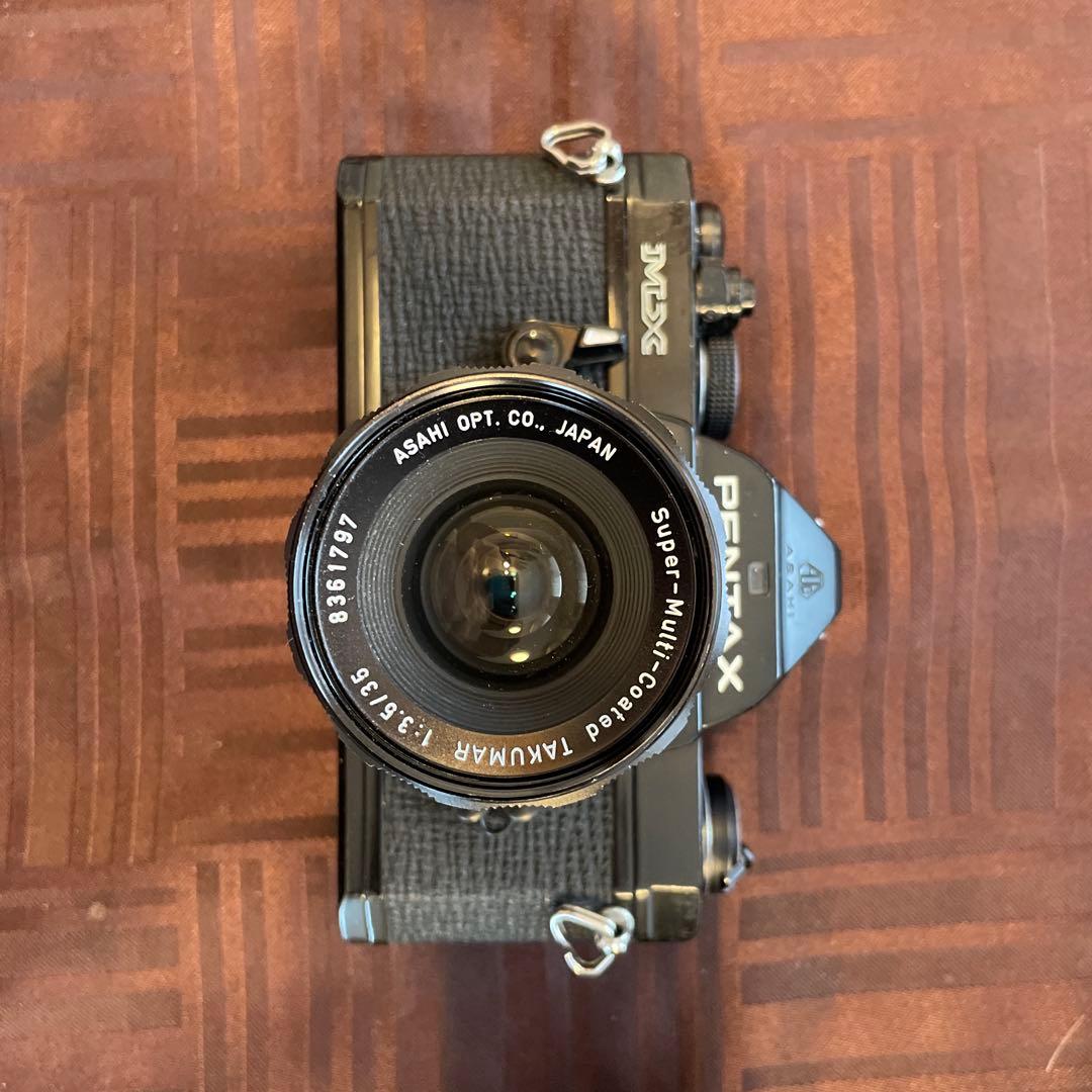 最終値下げ！PENTAX MXブラック一眼レフカメラとレンズ3本セット