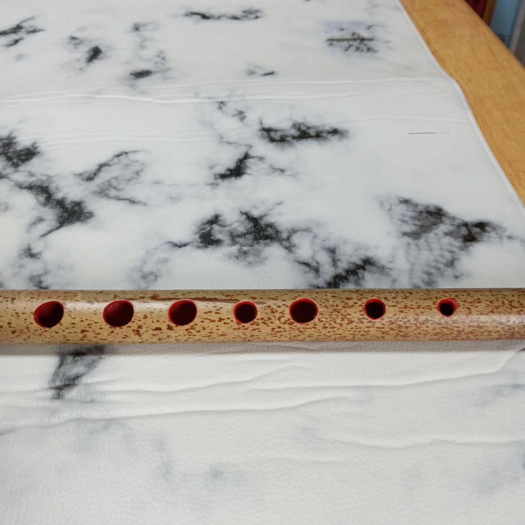 篠笛　唄用　六本調子　37 紋竹