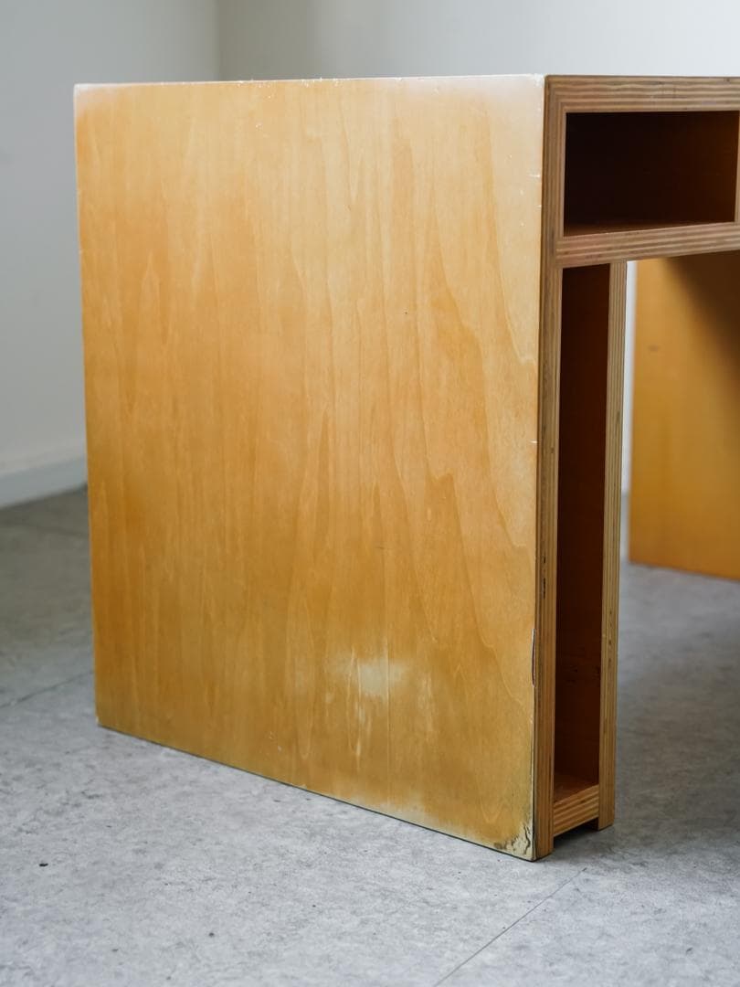 ヴィンテージ 木製テーブル/机 スツール 古道具 レトロモダン アノニマス