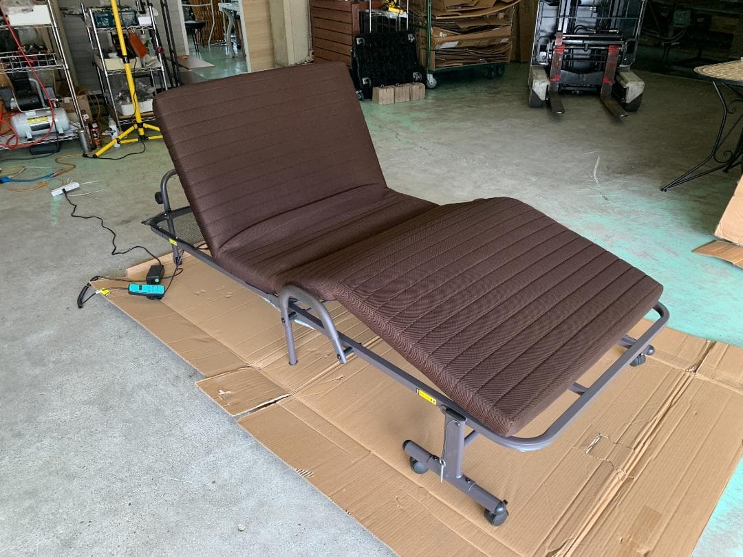 電動折りたたみベッド ダークブラウン CEB-8S(DBR)