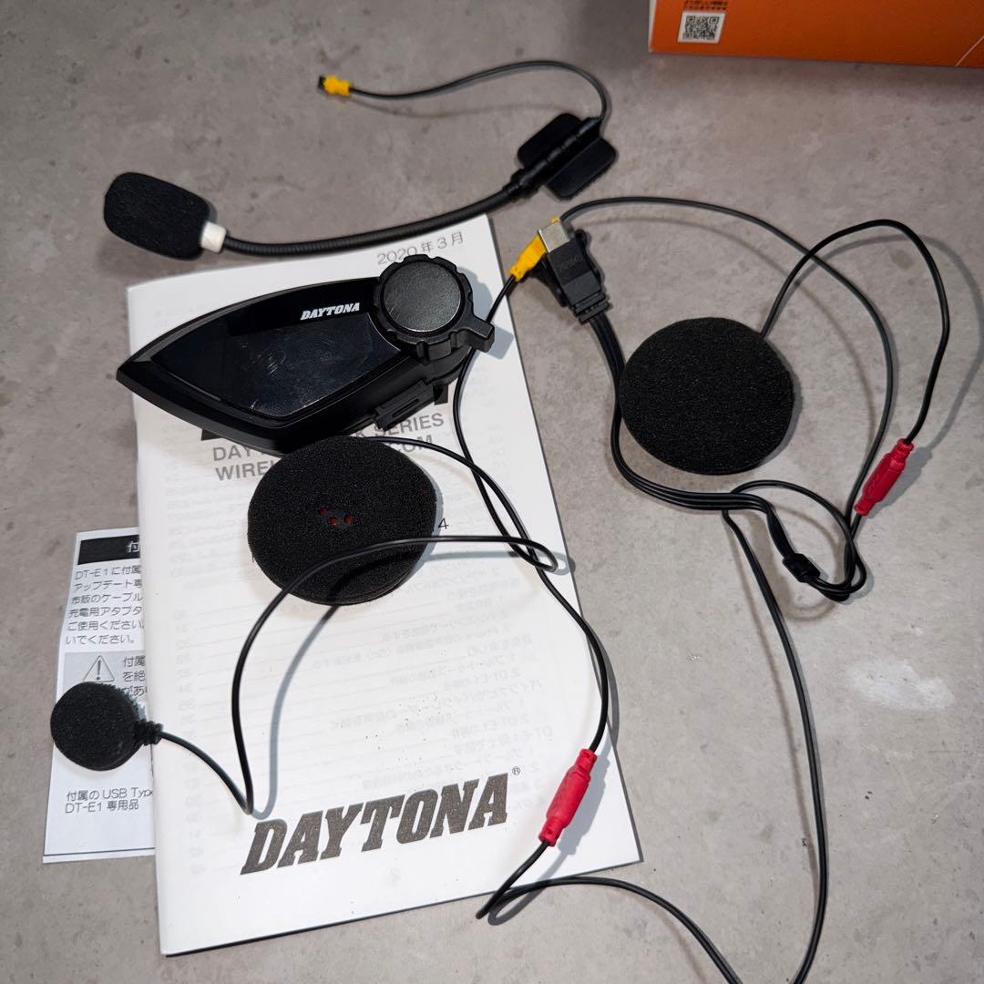 デイトナ　DT-E1 バイク用Bluetoothスピーカーセット