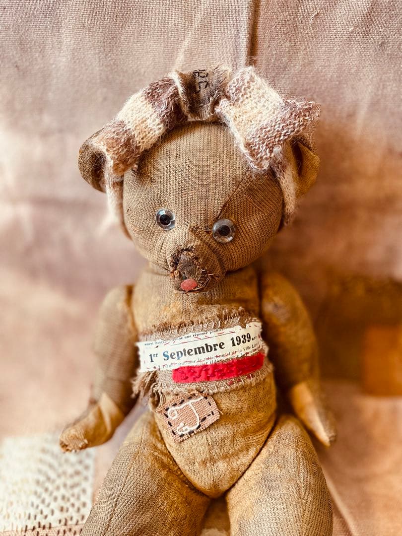 あ*ち様 唯一無二　アンティークベア　襤褸ちゃん