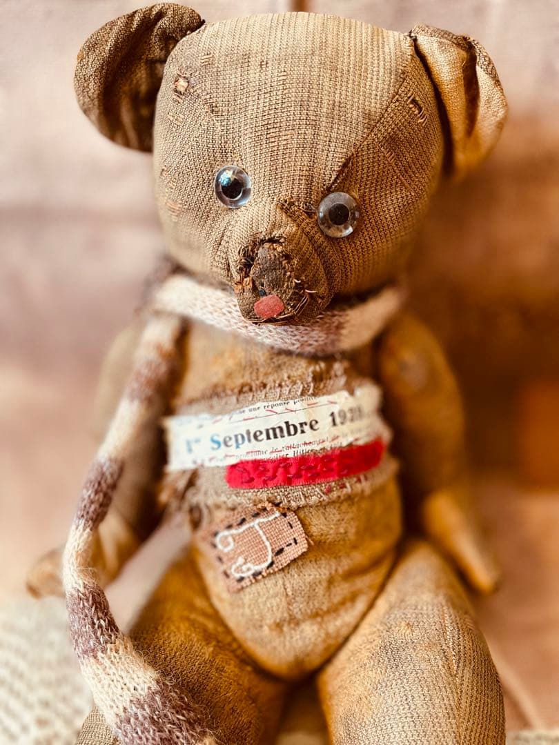 あ*ち様 唯一無二　アンティークベア　襤褸ちゃん