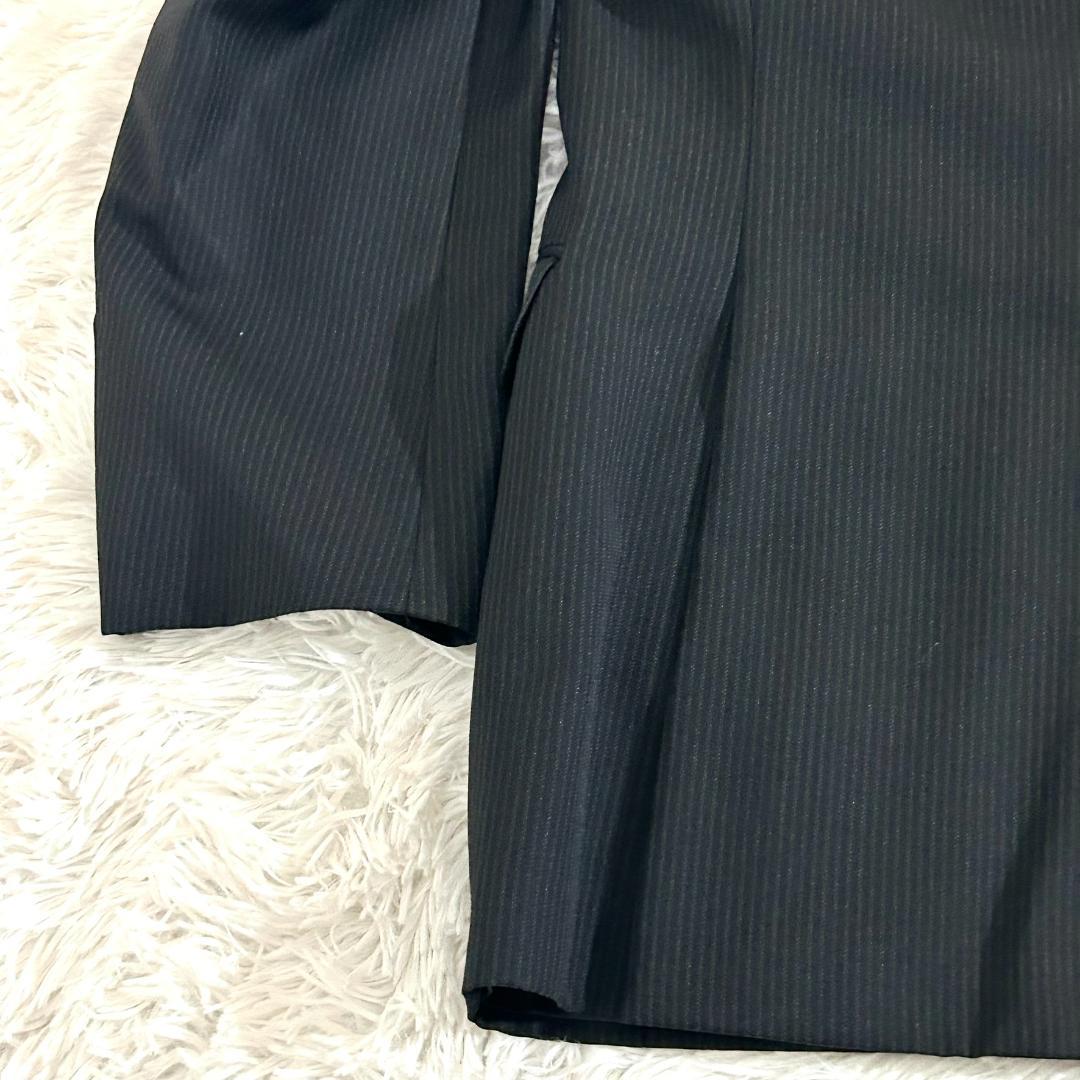 BOSS Hugo Boss 3ピーススーツ ストライプ セットアップ 黒系