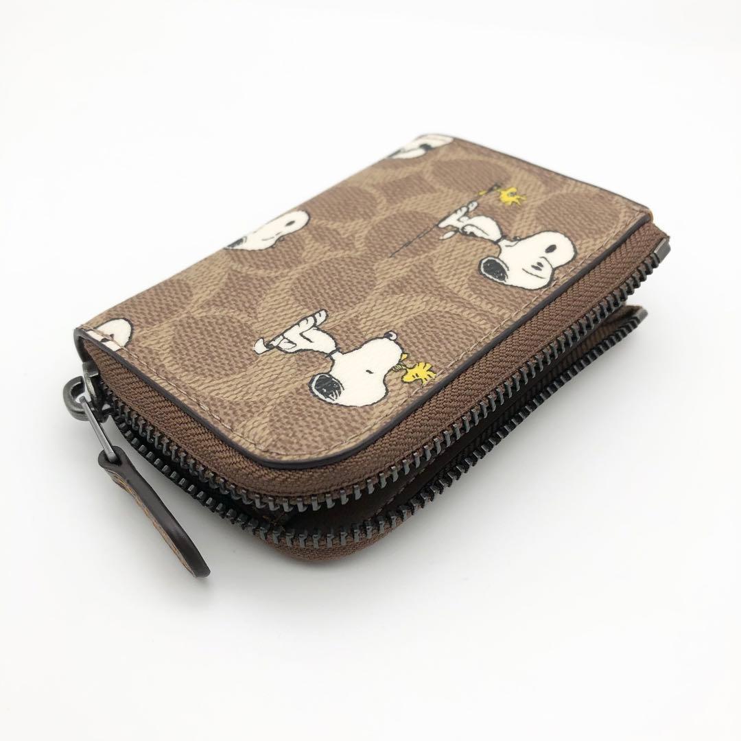 COACHxPEANUTSコラボ ★大人気★ ジップキーケース スヌーピー 新品