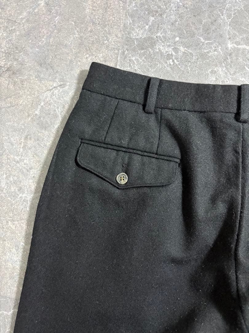 パンツ 90s Vintage pure wool 2tuck wide slacks