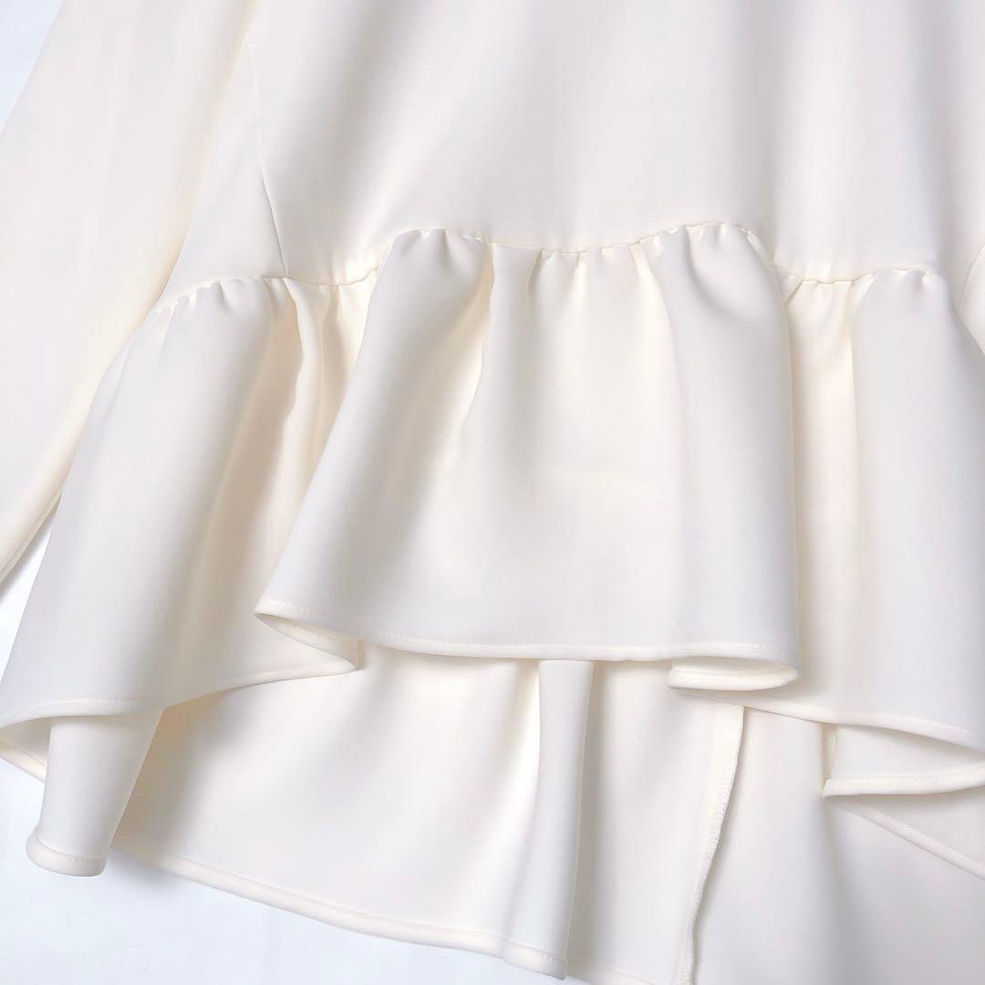 YOKOCHAN ロングスリーブ ヘムギャザー ブラウス 38