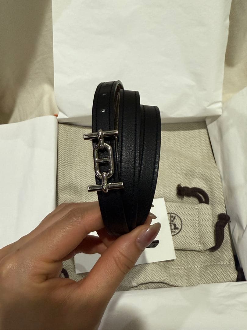HERMES リバーシブルベルト 13mm 箱付き 袋付き