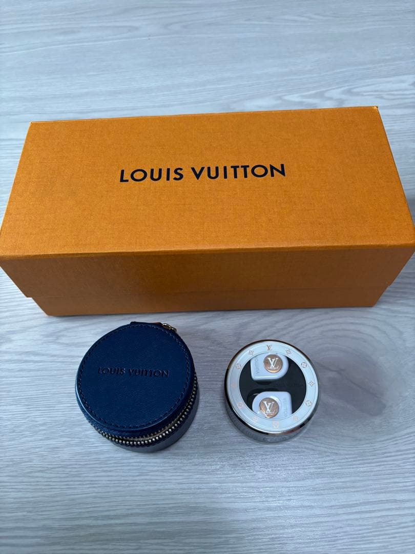 【ジャンク品】ルイヴィトン ワイヤレス イヤホン モノグラム LV ホライゾン