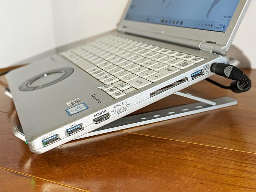 パナソニック レッツノート/Let's Note/付属品有/シルバー