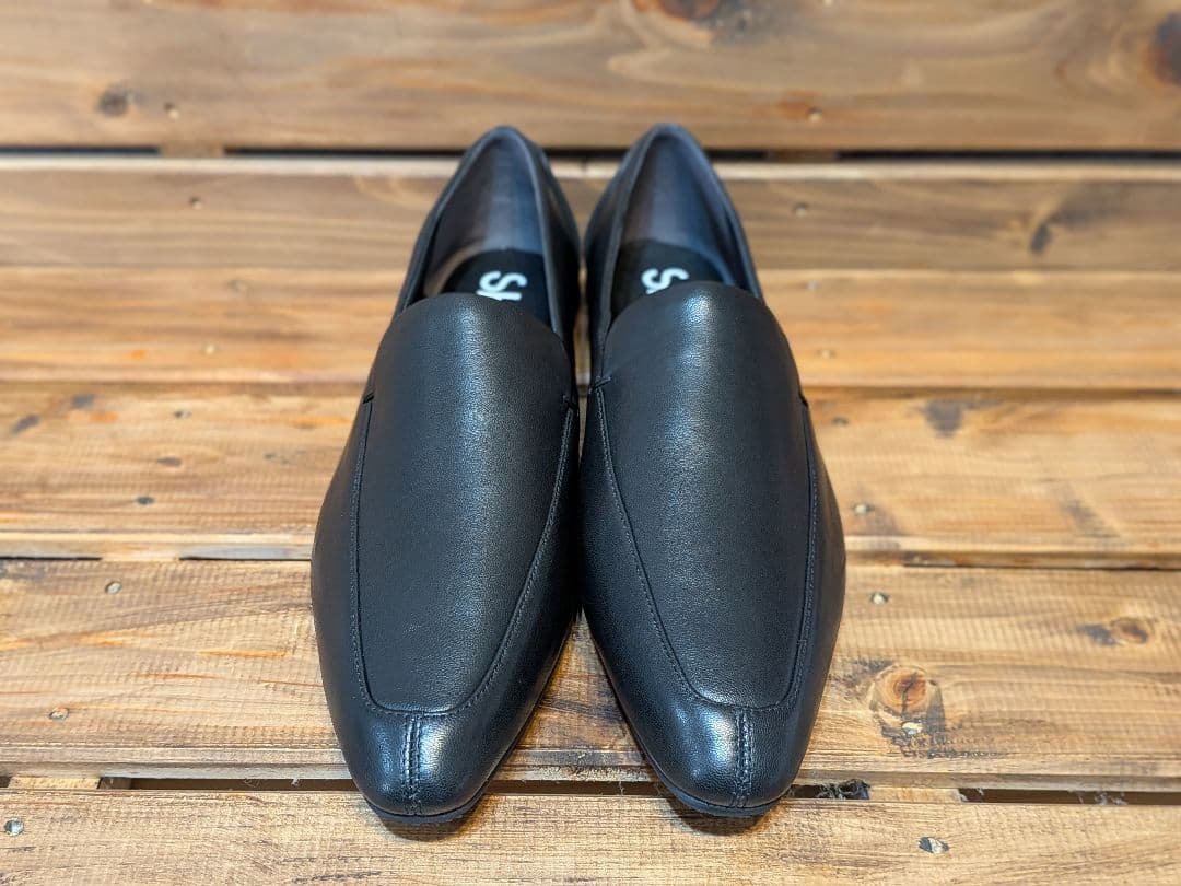 SHISEI シーセイ　シセイ　ブラックレザー ローファー