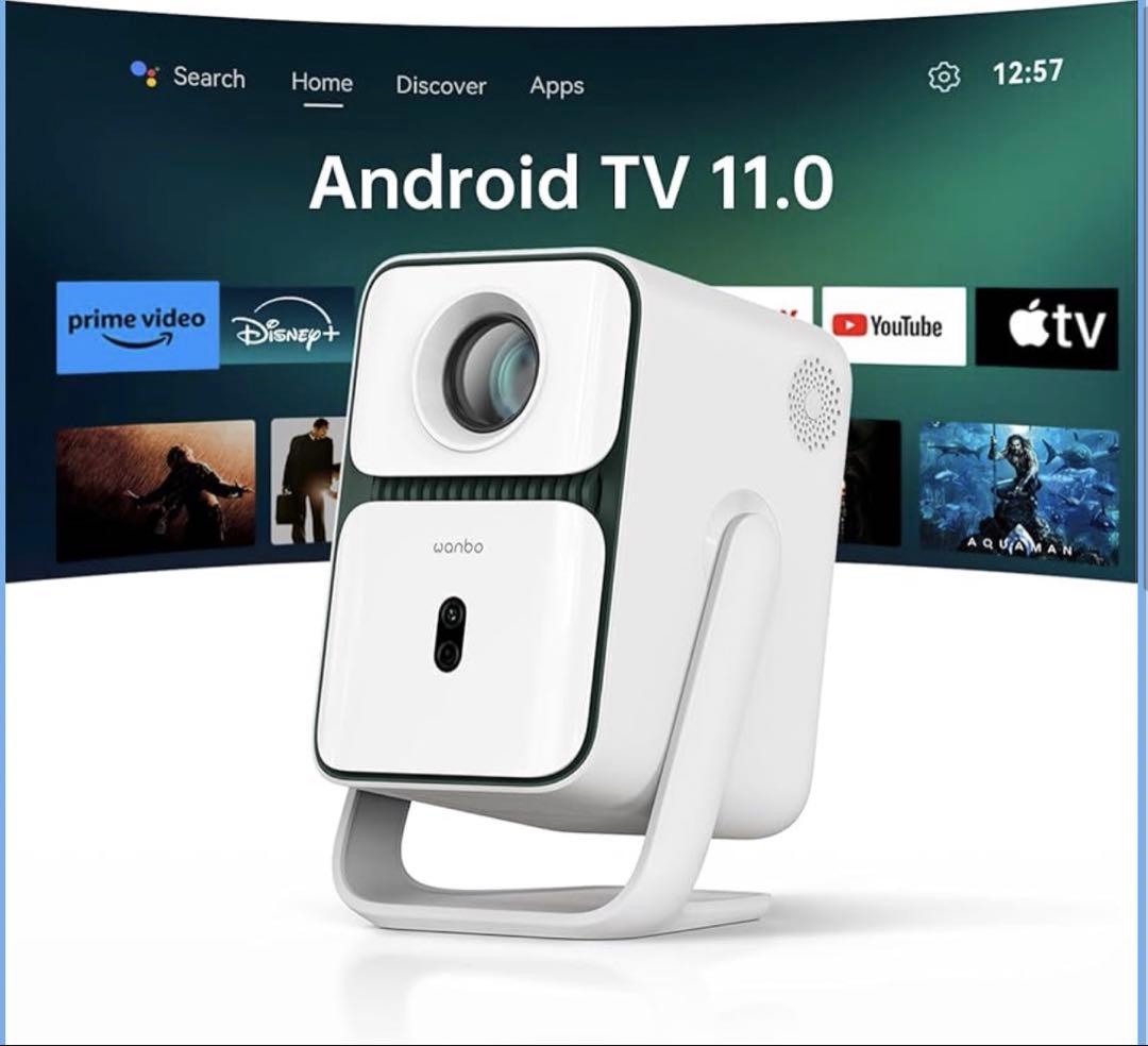Wanbo T2 Ultra Android TV 11.0搭載 プロジェクター