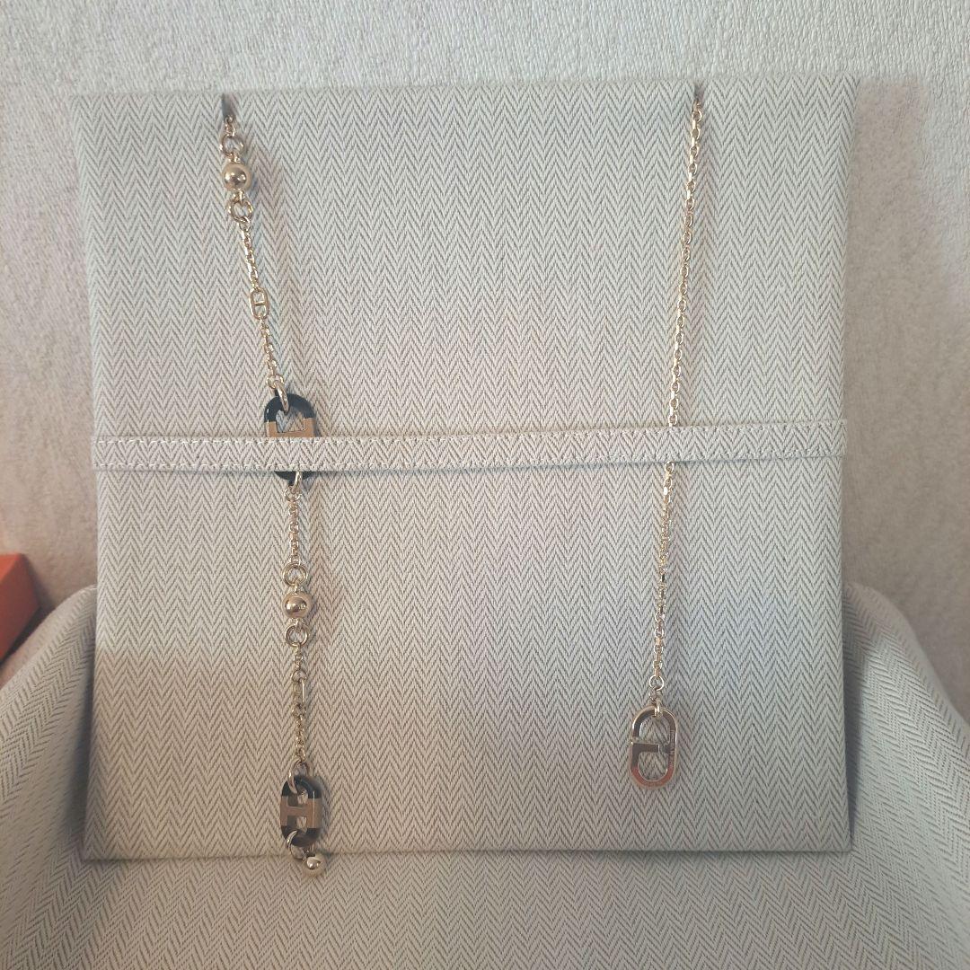 yuzu❗HERMES　シュルメール　バッファローホーン　ネックレス