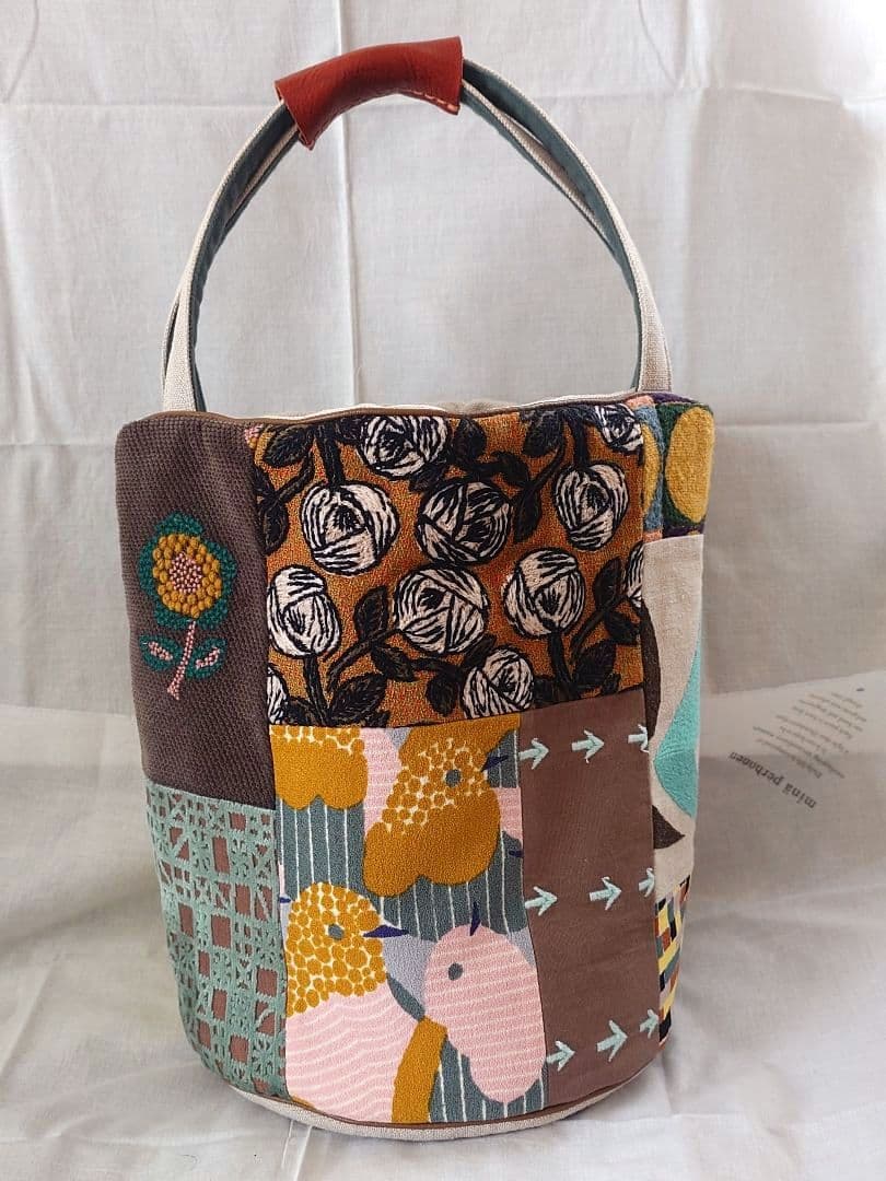 ミナペルホネン piece bag bucket bag 　mix正規品