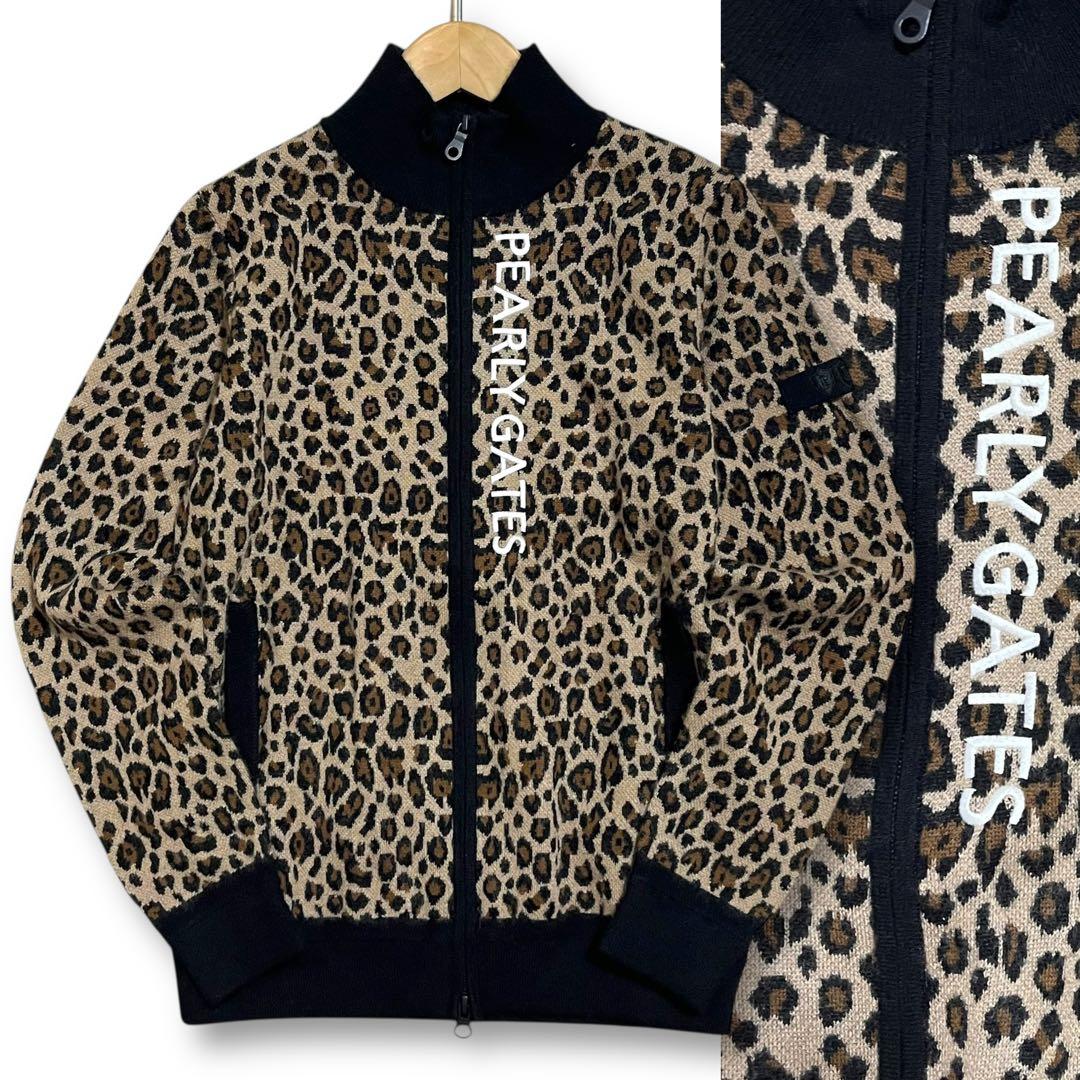 新品 PEARLY GATES パーリーゲイツ カシミヤ混 ニットジャケット